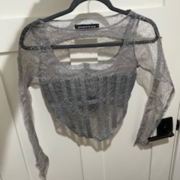 Maniere De Voir Tops - Maniere de voir crop top
